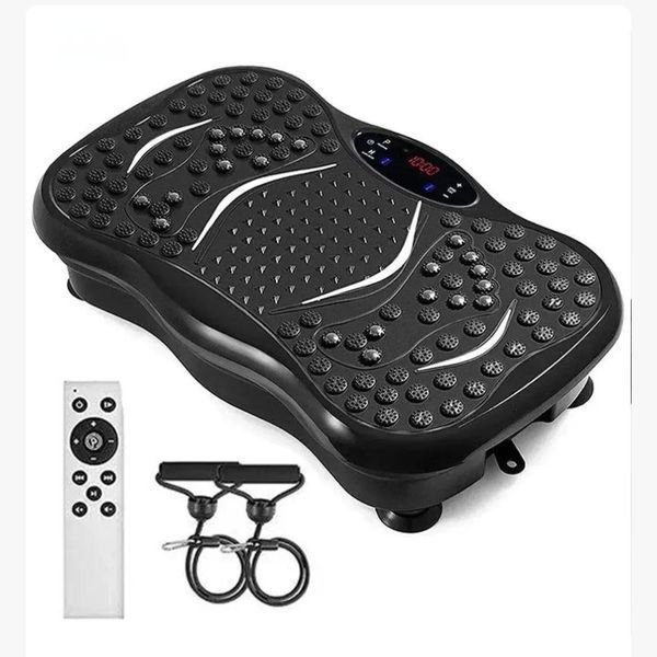 Електрична віброплатформа з Bluetooth-динаміком, еспандерами та пультом ДК (200 Вт) TS - 8106 фото